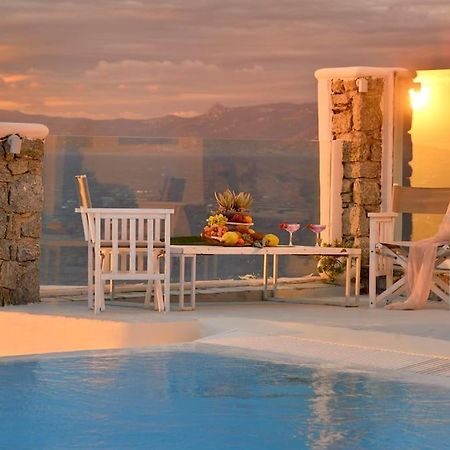 Mykonos Sea View Luxury Villa By Calypso Sunset Villas Mykonos Town Εξωτερικό φωτογραφία