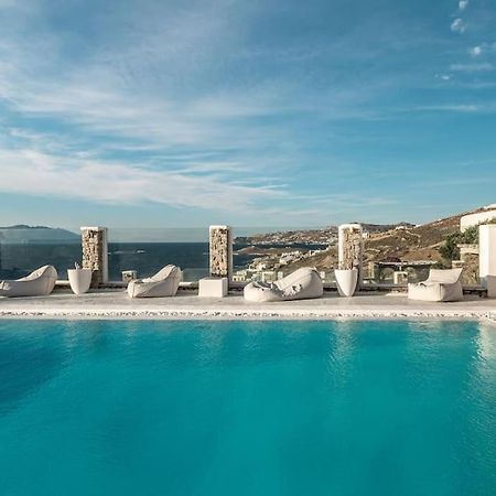 Mykonos Sea View Luxury Villa By Calypso Sunset Villas Mykonos Town Εξωτερικό φωτογραφία