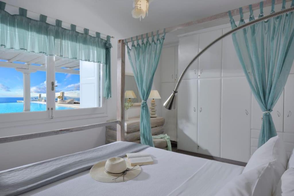 Mykonos Sea View Luxury Villa By Calypso Sunset Villas Mykonos Town Εξωτερικό φωτογραφία