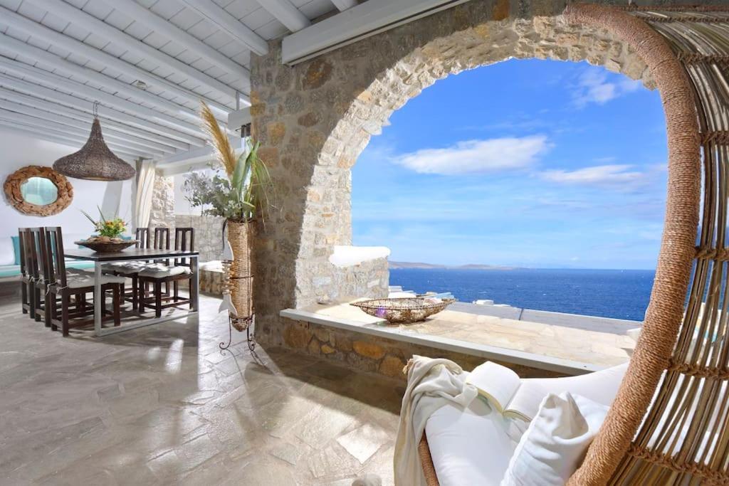 Mykonos Sea View Luxury Villa By Calypso Sunset Villas Mykonos Town Εξωτερικό φωτογραφία