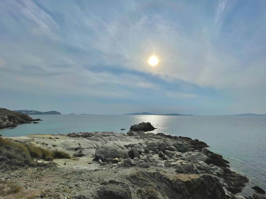 Mykonos Sea View Luxury Villa By Calypso Sunset Villas Mykonos Town Εξωτερικό φωτογραφία