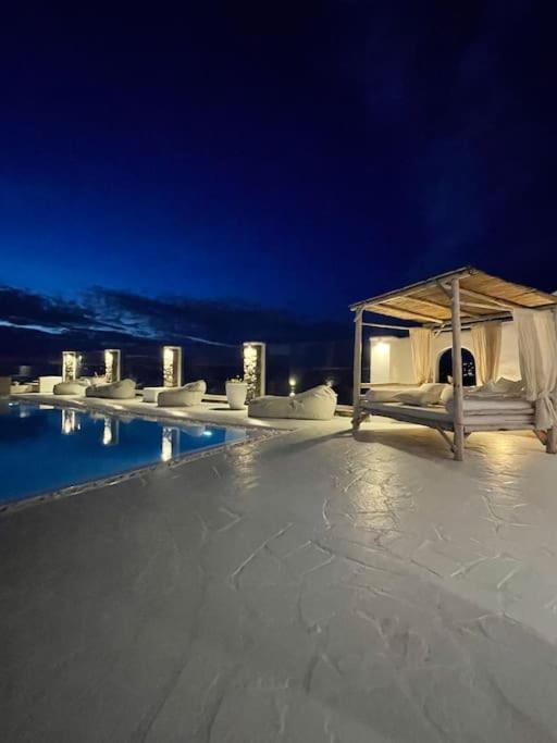 Mykonos Sea View Luxury Villa By Calypso Sunset Villas Mykonos Town Εξωτερικό φωτογραφία